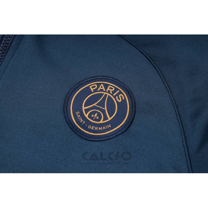 Tuta da Track di Felpa Paris Saint-Germain Bambino 2023-2024 Blu Scuro